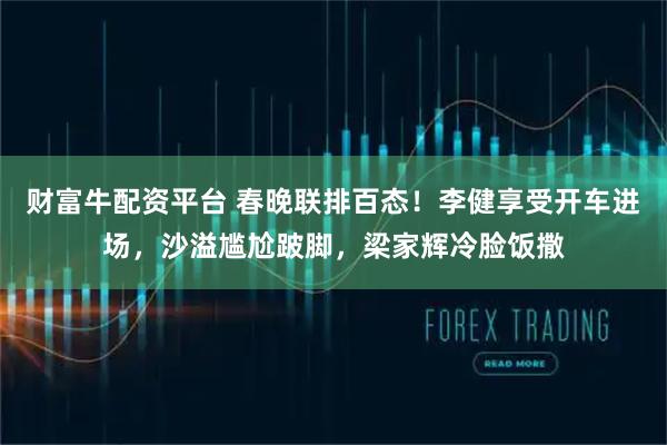 财富牛配资平台 春晚联排百态！李健享受开车进场，沙溢尴尬跛脚，梁家辉冷脸饭撒