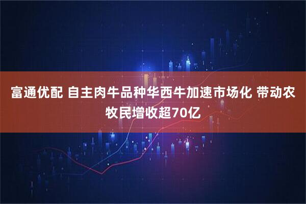 富通优配 自主肉牛品种华西牛加速市场化 带动农牧民增收超70亿