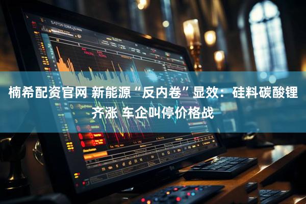 楠希配资官网 新能源“反内卷”显效：硅料碳酸锂齐涨 车企叫停价格战